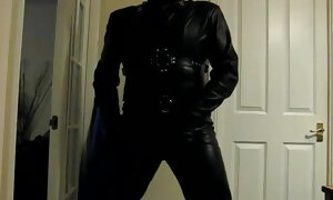 Leather catsuit