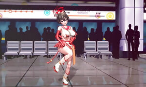 Mmd R-18 Anime ladies mind-blowing Dancing pinch 52